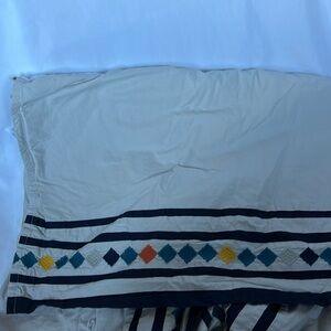 Pottery Barn Kids Things That Go Diamond Embroidered Crib Skirt